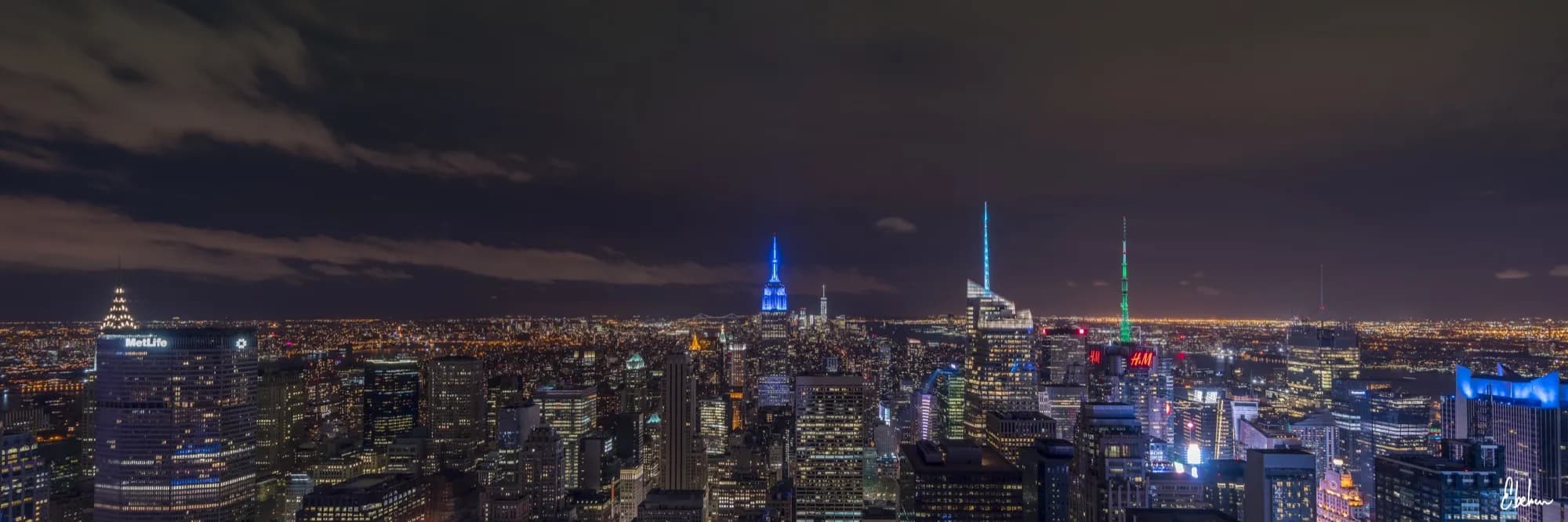 TOP OF THE ROCK AT NIGHT